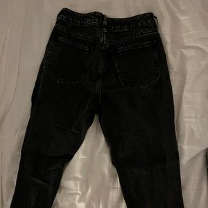 Black Pacsun Mom Jeans, Size 6. Only wore once!
